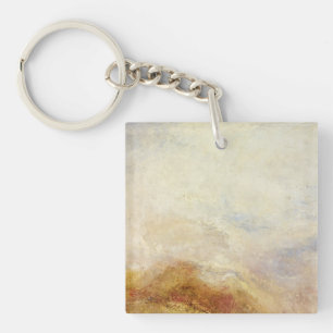 A Mountain Scene, Val d’Aosta – Joseph Mallord... Key Ring