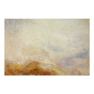 A Mountain Scene, Val d’Aosta – Joseph Mallord... Poster