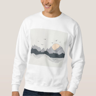 a mountain t-shirt sweatshirt