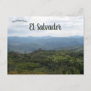 A Mountain View of  Ilobasco,Cabañas El Salvador Postcard