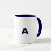 (A) Mug Dark Blue