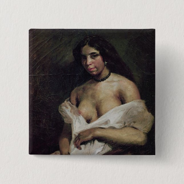 A Mulatto Woman, c.1821-24 15 Cm Square Badge (Front)