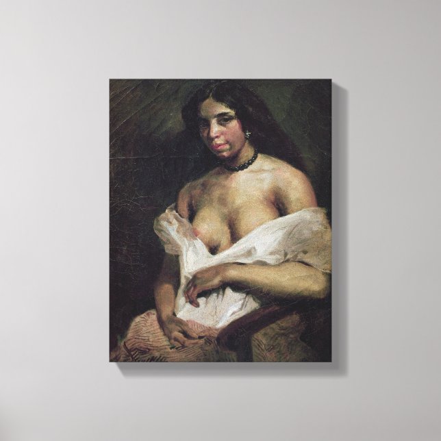 A Mulatto Woman, c.1821-24 Canvas Print (Front)