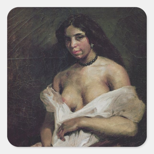 A Mulatto Woman, c.1821-24 Square Sticker (Front)