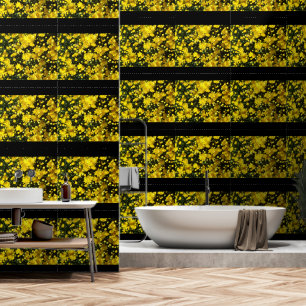 A Multitude of Yellow Mums Wallpaper