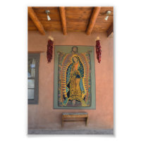 A Mural of Our Lady of Guadalupe, New Mexico