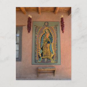 A Mural of Our Lady of Guadalupe, New Mexico Postcard
