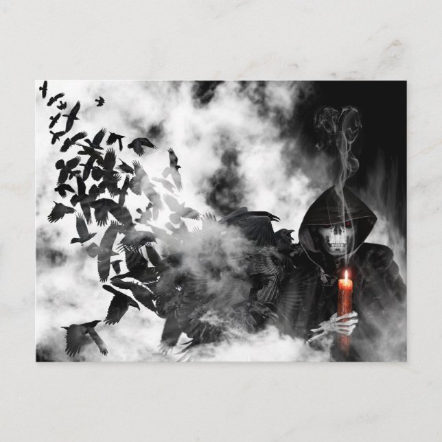 A Murder of Cloak-Crows Postcard (Front)