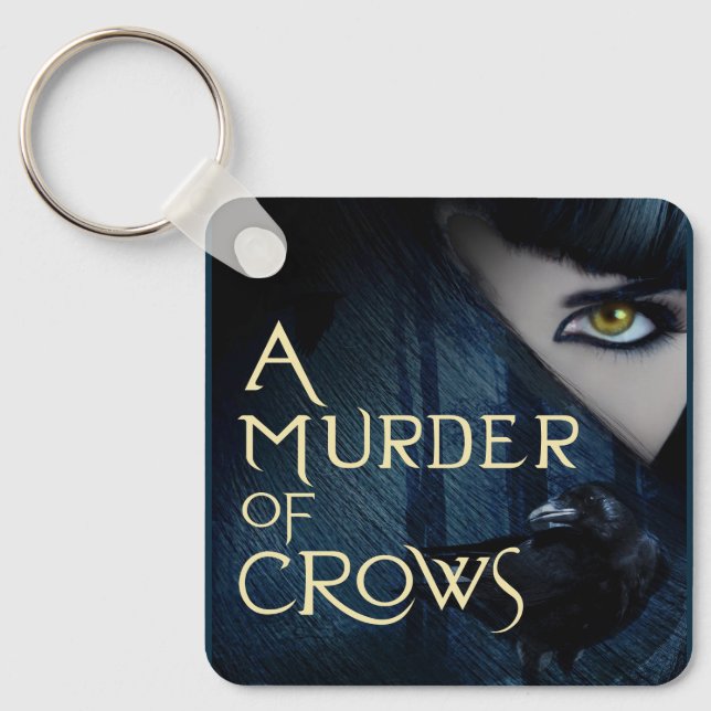 A Murder of Crows Key Ring (Front)