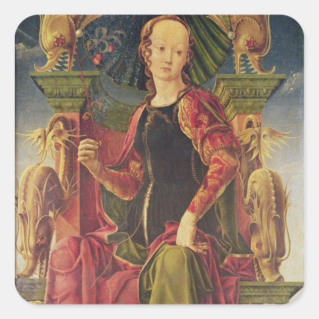 A Muse, c.1455-60 Square Sticker (Front)