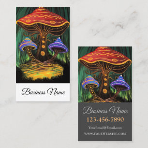 A Mushroom World Business Card
