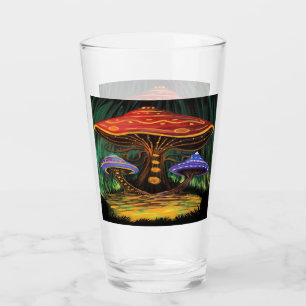 A Mushroom World Glass