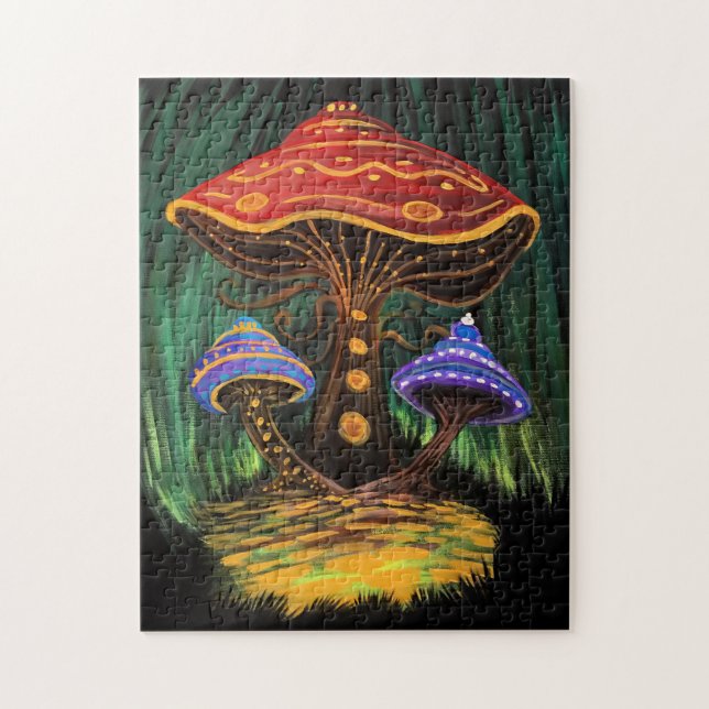 A Mushroom World Jigsaw Puzzle (Vertical)