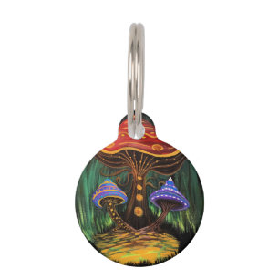 A Mushroom World Pet Tag