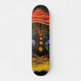 A Mushroom World Skateboard