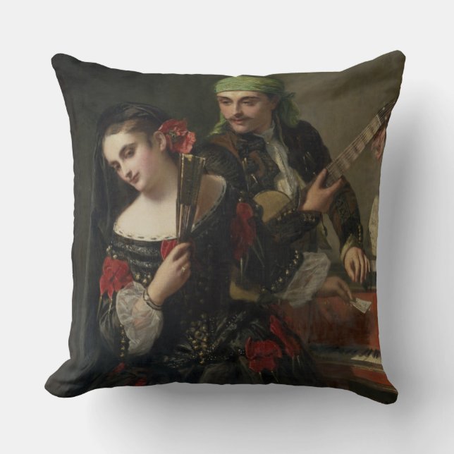 A Music Lesson, Seville Cushion (Front)