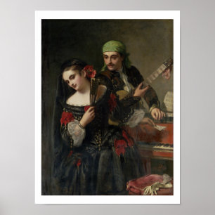 A Music Lesson, Seville Poster