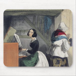 A Music School Pupil, from 'Les Femmes de Mouse Mat