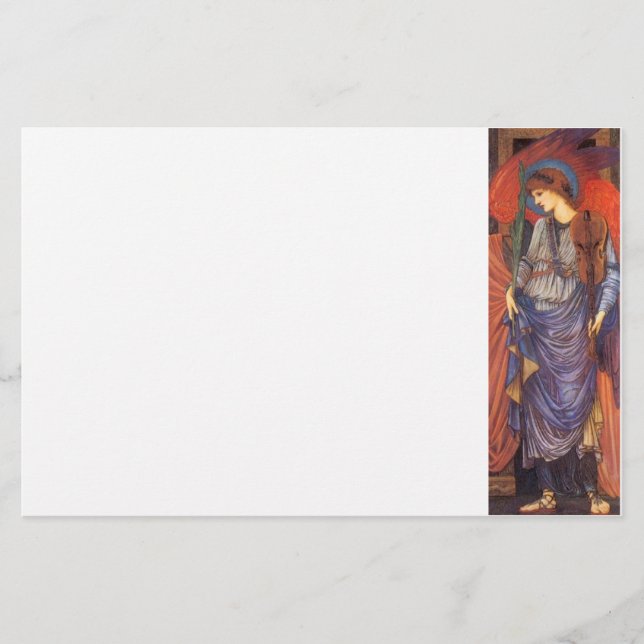 A Musical Angel Stationery (Front)