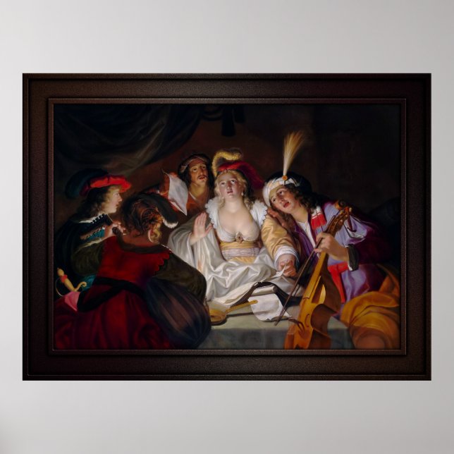 A Musical Company by Gerard Seghers Poster (Front)