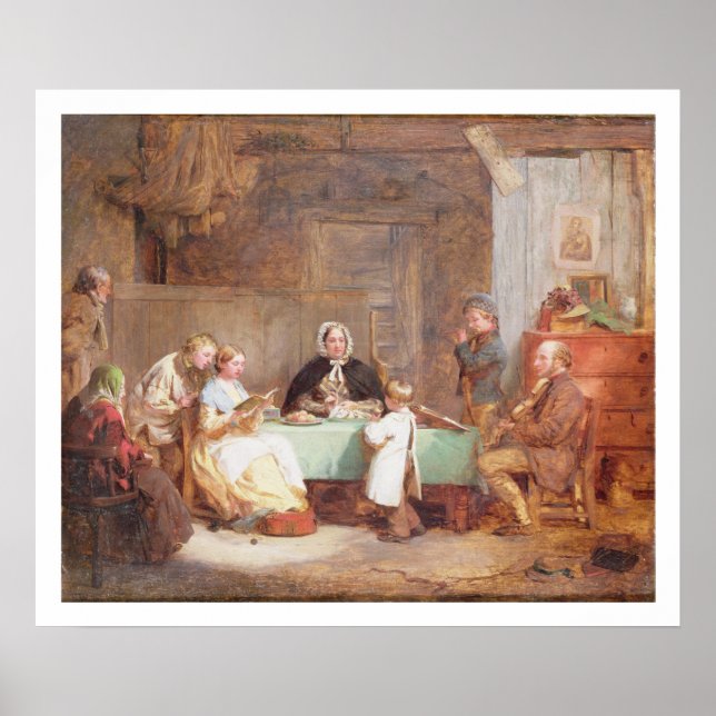 A Musical Evening (oil on canvas) 2 Poster (Front)