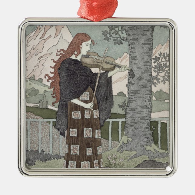 A Musician Metal Tree Decoration (Front)