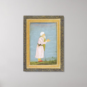 A Muslim Religious Figure, from the Small Clive Al Canvas Print
