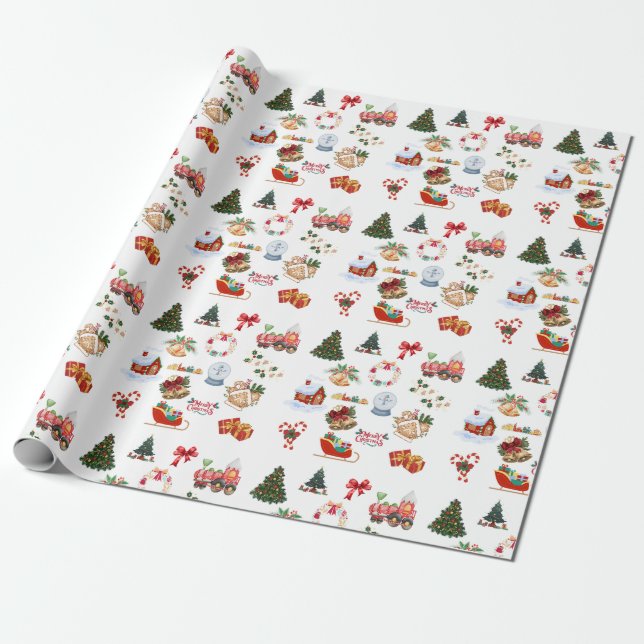 A must-have item for a merry Christmas Wrapping Paper (Unrolled)