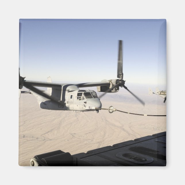 A MV-22 Osprey refuels midflight Magnet (Front)
