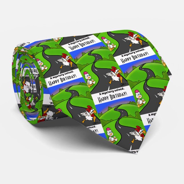 A Mystery Solved Neck Tie (Rolled)