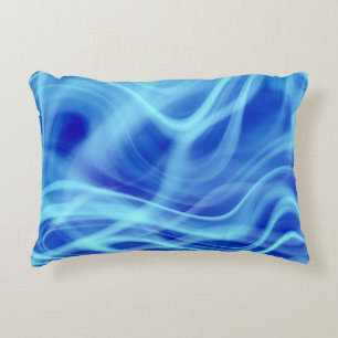 A Mystical Blue Fog Decorative Cushion