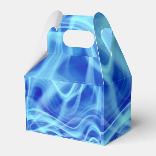A Mystical Blue Fog  Favour Box (Front Side)