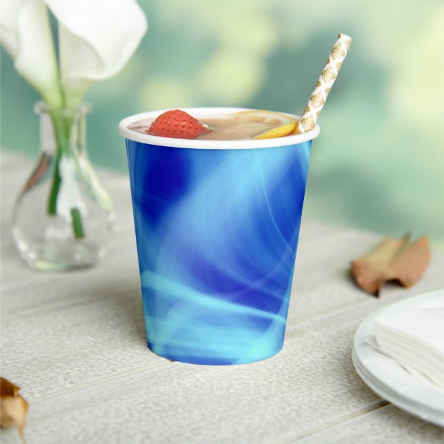 A Mystical Blue Fog  Paper Cups (Insitu)