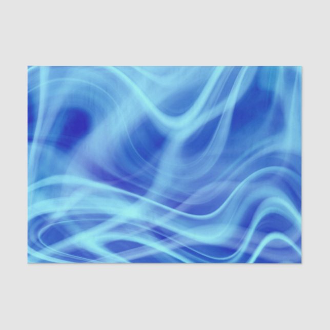 A Mystical Blue Fog  Tissue Paper (Front)