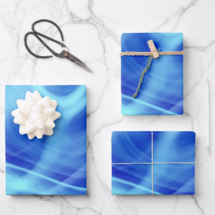 A Mystical Blue Fog  Wrapping Paper Sheet
