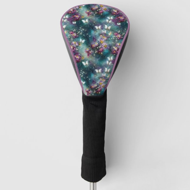 A Mystical Butterfly Series Design 11 Golf Head Cover (Front)