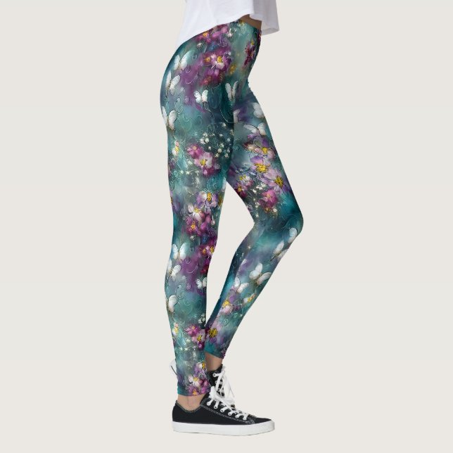 A Mystical Butterfly Series Design 11 Leggings (Right)
