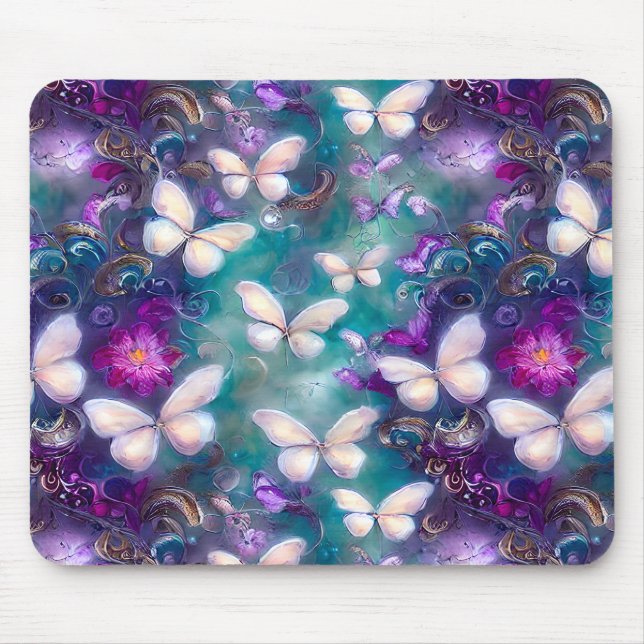 A Mystical Butterfly Series Design 1 Mouse Mat (Front)