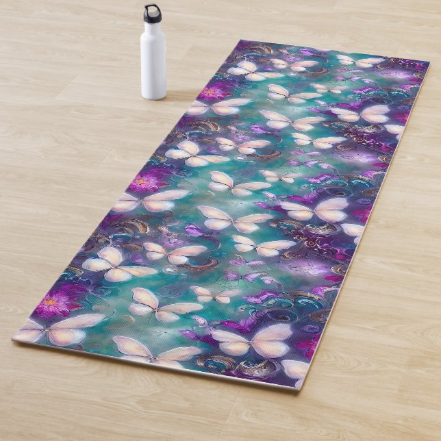 A Mystical Butterfly Series Design 1 Yoga Mat (In Situ)