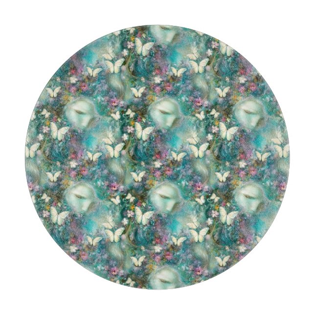 A Mystical Butterfly Series Design 3 Cutting Board (Front)