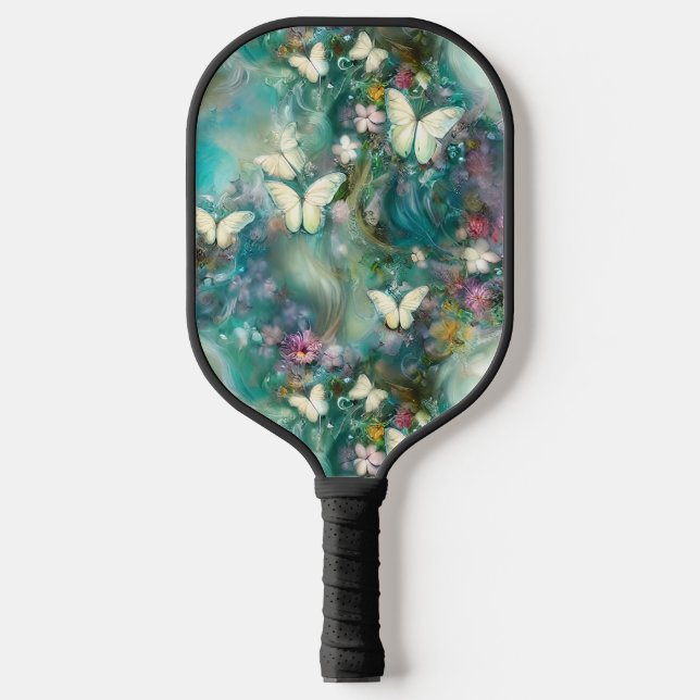 A Mystical Butterfly Series Design 3 Pickleball Paddle (Front)