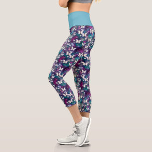 A Mystical Butterfly Series Design 5 Capri Leggings