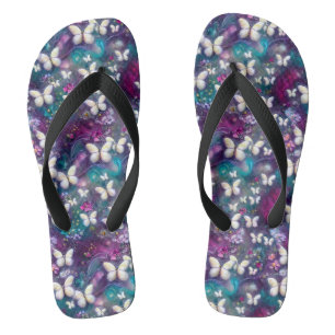 A Mystical Butterfly Series Design 5 Flip Flops
