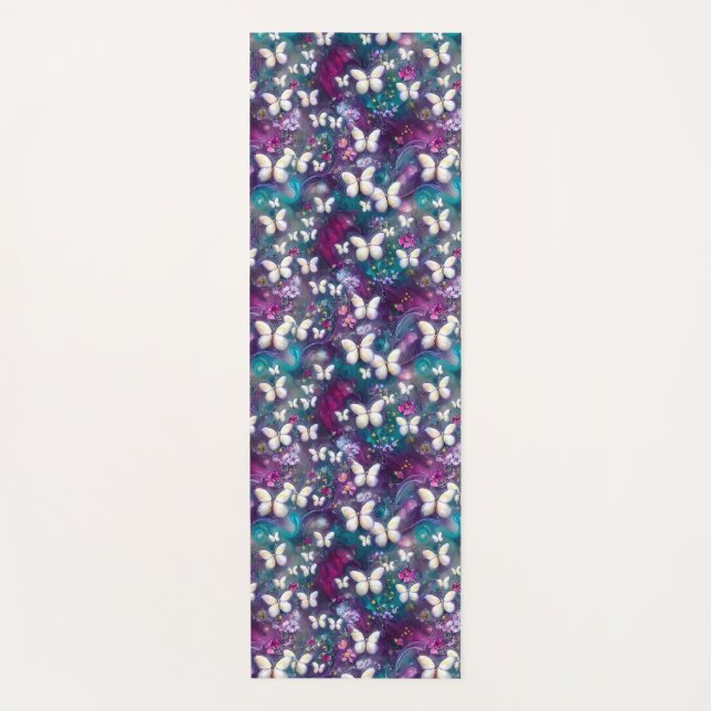 A Mystical Butterfly Series Design 5 Yoga Mat (Front)