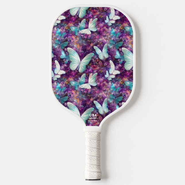 A Mystical Butterfly Series Design 7 Pickleball Paddle (Front)