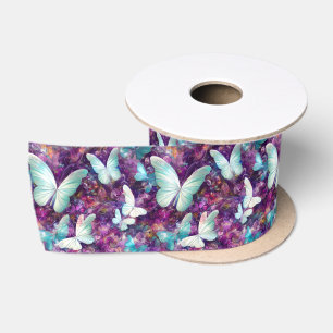 A Mystical Butterfly Series Design 7 Satin Ribbon