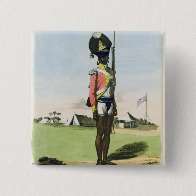 A Naigue of the Bombay Battalion, plate 28 from 'O 15 Cm Square Badge (Front)