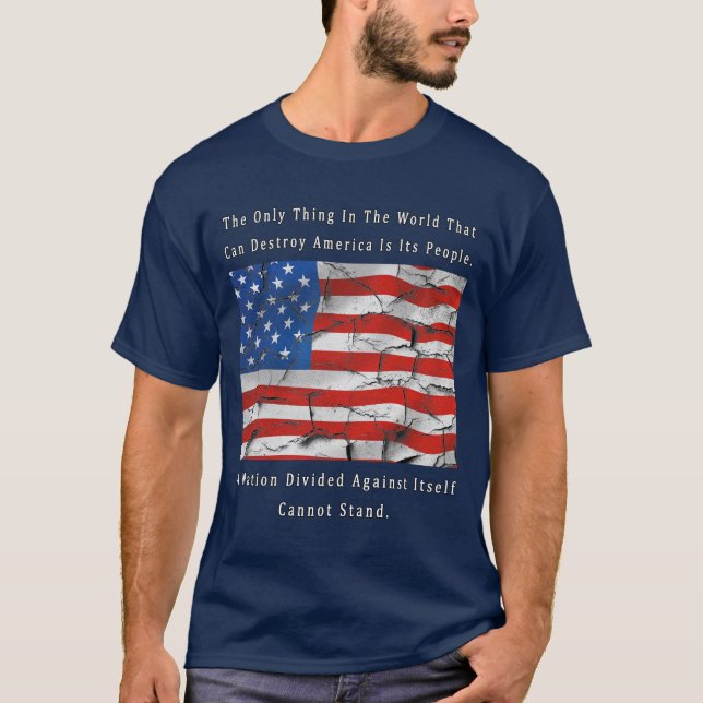 A Nation Divided (FRONT & BACK design) T-Shirt (Front)