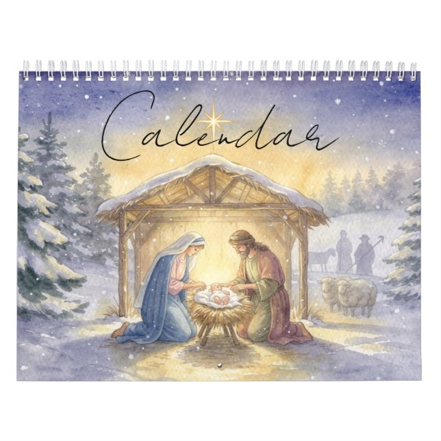 A Nativity Calendar of Faith and Light (Cover)