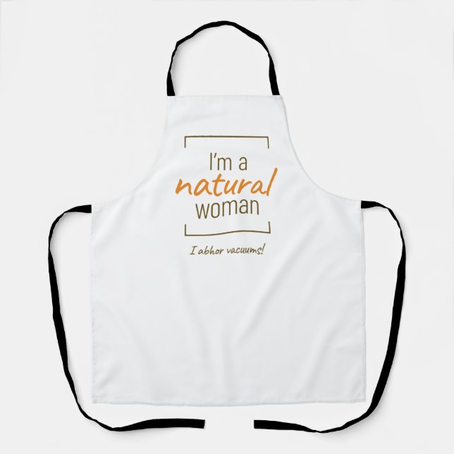 A Natural Woman Abhors a Vacuum, Joke Apron (Front)